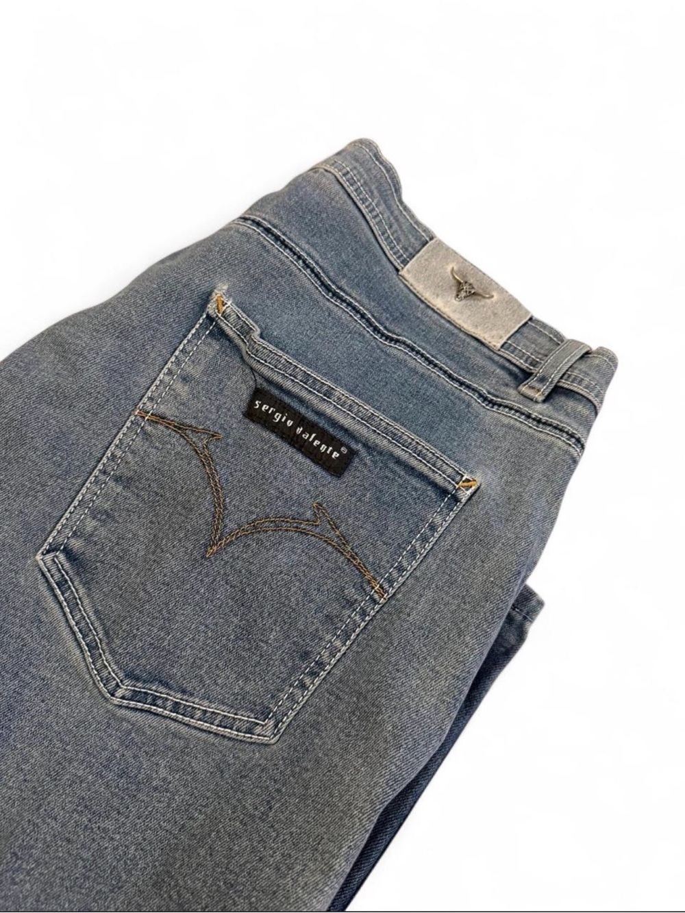 Sergio Valente Men's Blue Vintage 80s Denim Jeans Sz 36x29 100% Cotton HongKong